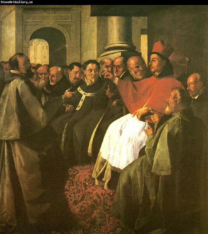 Francisco de Zurbaran buenaventura at the council of lyon